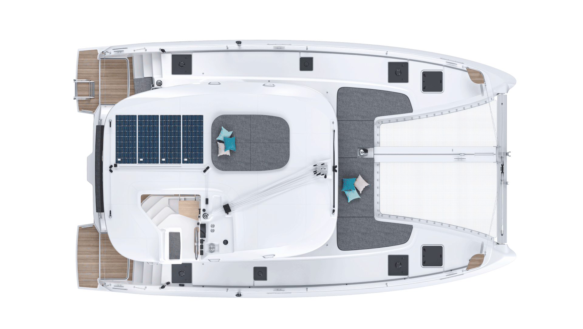 catamaran-lagoon-38-exterior-flybridge-layout catamaran-lagoon-38-exterior-flybridge-layout