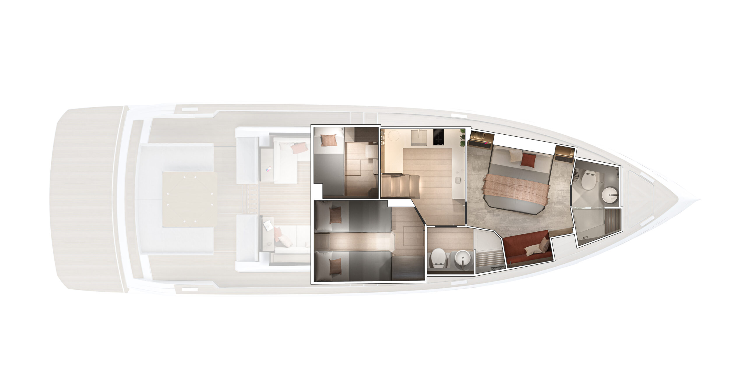 GT52-LowerDeck-GalleyDown-OPT